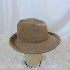 Anita Pineault Velour Fedora Moldable Hat